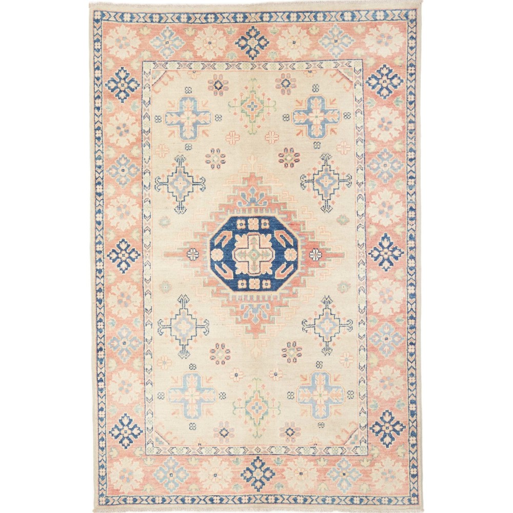 Tappeto Kazak Afghanistan giallo 120x179 Tappeto Kazak Afghanistan giallo 120x179