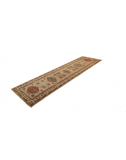 Tappeto Kazak Fine Pakistan marrone grigio 78x302