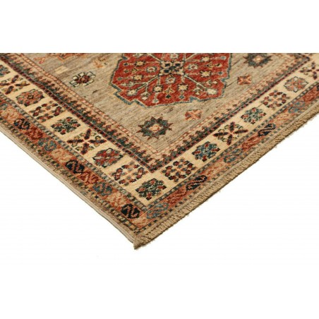 Tappeto Kazak Fine Pakistan marrone grigio 78x302