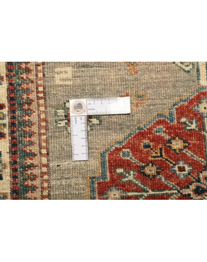 Tappeto Kazak Fine Pakistan marrone grigio 78x302