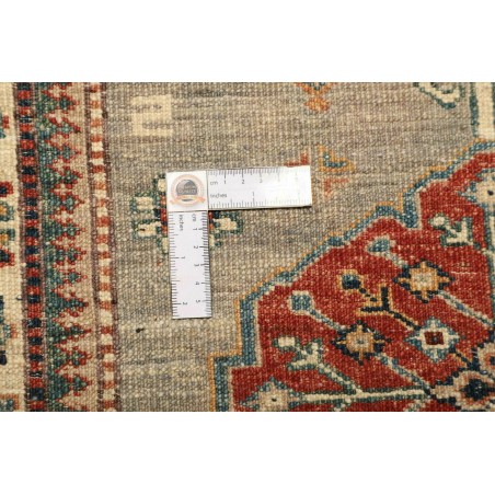 Tappeto Kazak Fine Pakistan marrone grigio 78x302