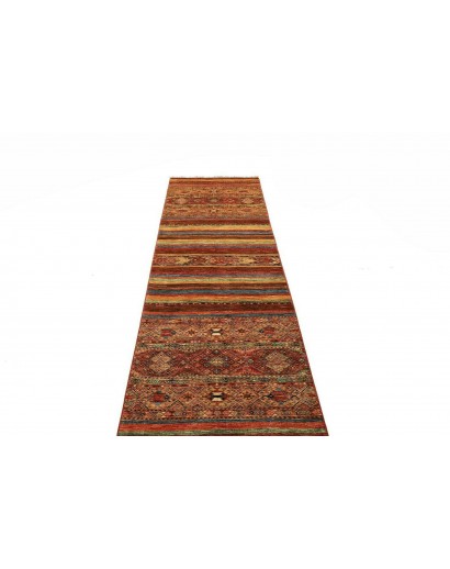 Tappeto Samarkand Pakistan arancione grigio 81x299