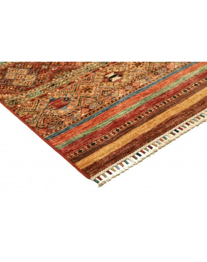 Tappeto Samarkand Pakistan arancione grigio 81x299