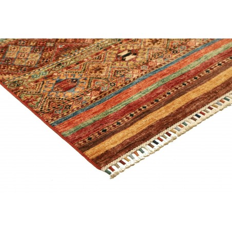 Tappeto Samarkand Pakistan arancione grigio 81x299