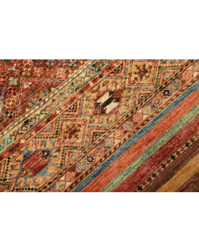 Tappeto Samarkand Pakistan arancione grigio 81x299