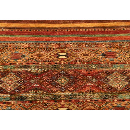 Tappeto Samarkand Pakistan arancione grigio 81x299