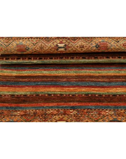 Tappeto Samarkand Pakistan arancione grigio 81x299