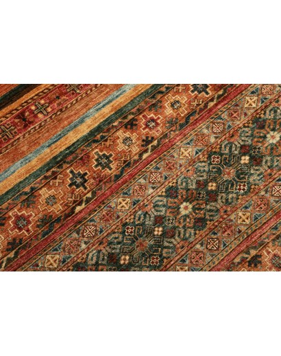 Tappeto Samarkand Pakistan marrone giallo 249x303