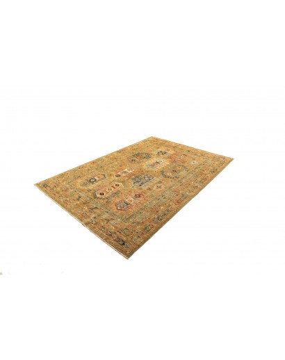 Tappeto Tribal Pakistan arancione grigio 169x240