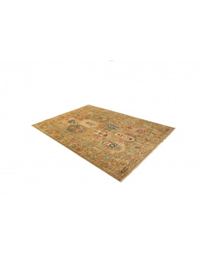 Tappeto Tribal Pakistan arancione grigio 169x240