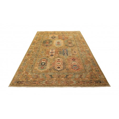 Tappeto Tribal Pakistan arancione grigio 169x240