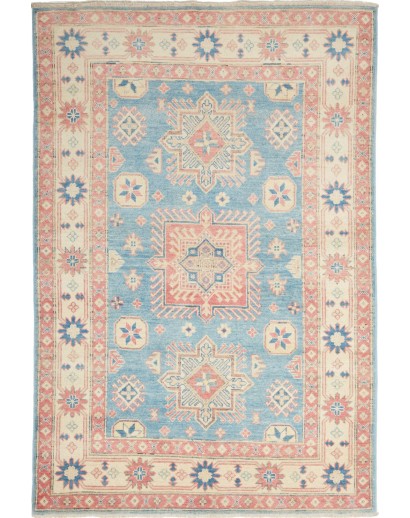 Tappeto Kazak Afghanistan beige grigio 122x182