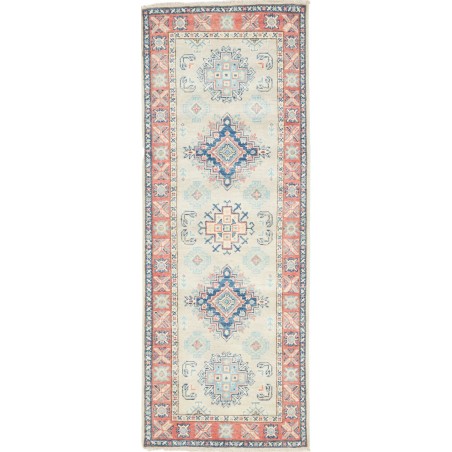 Tappeto Kazak Afghanistan bianco 67x187
