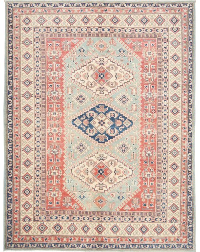 Tappeto Kazak Afghanistan marrone 147x194