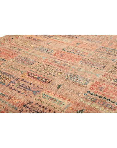 Tappeto Tribal Pakistan marrone grigio 245x298