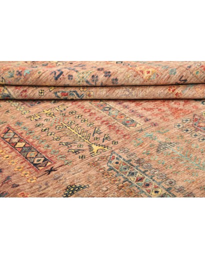 Tappeto Tribal Pakistan marrone grigio 245x298