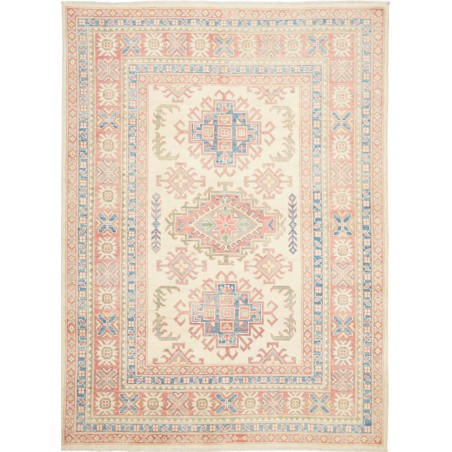 Tappeto Kazak Afghanistan giallo azzurro 147x199