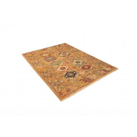 Tappeto Tribal Pakistan arancione grigio 152x198