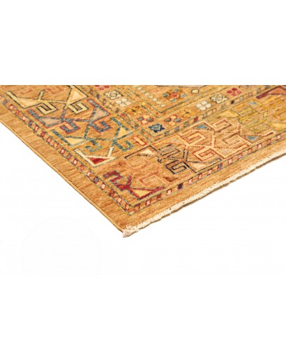 Tappeto Tribal Pakistan arancione grigio 152x198