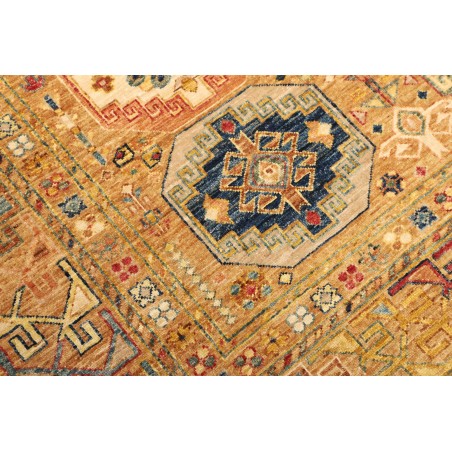 Tappeto Tribal Pakistan arancione grigio 152x198