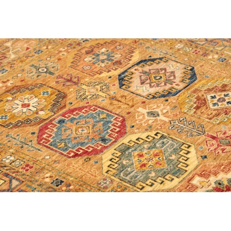 Tappeto Tribal Pakistan arancione grigio 152x198