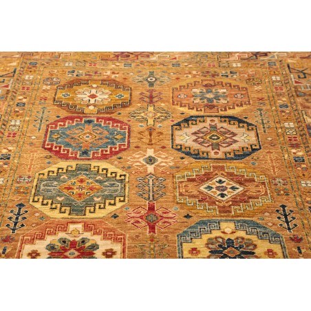 Tappeto Tribal Pakistan arancione grigio 152x198