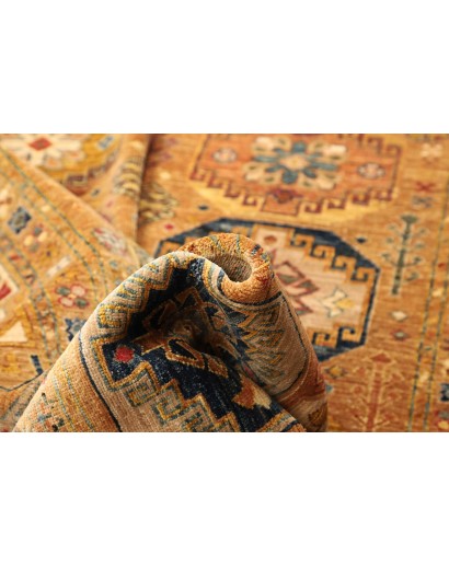Tappeto Tribal Pakistan arancione grigio 152x198