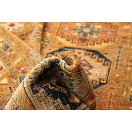 Tappeto Tribal Pakistan arancione grigio 152x198