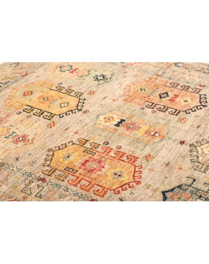 Tappeto Tribal Pakistan marrone grigio 148x195