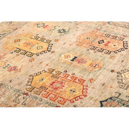 Tappeto Tribal Pakistan marrone grigio 148x195