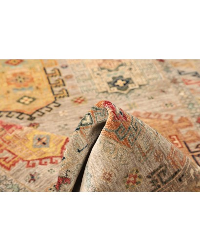 Tappeto Tribal Pakistan marrone grigio 148x195
