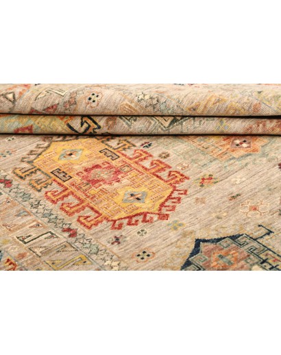 Tappeto Tribal Pakistan marrone grigio 148x195