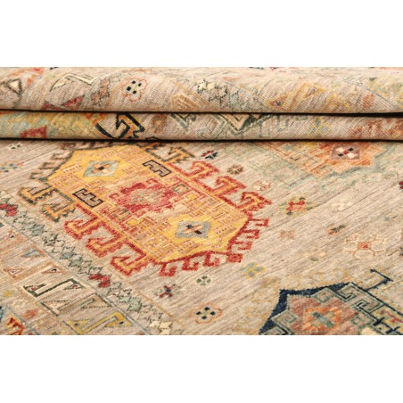 Tappeto Tribal Pakistan marrone grigio 148x195
