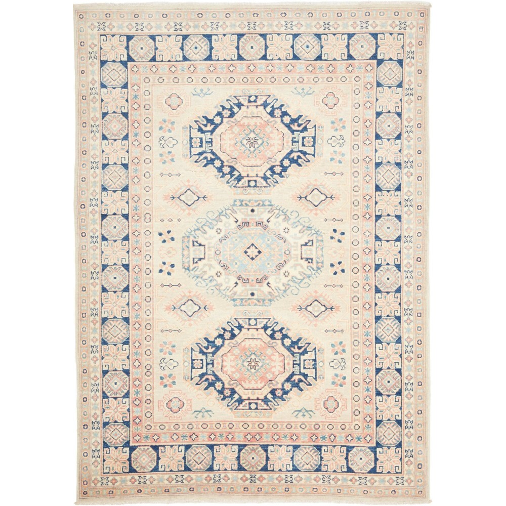 Tappeto Kazak Afghanistan bianco 147x204