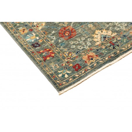 Tappeto Shahi Fine Pakistan bianco azzurro 83x298
