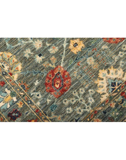 Tappeto Shahi Fine Pakistan bianco azzurro 83x298
