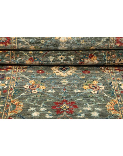 Tappeto Shahi Fine Pakistan bianco azzurro 83x298