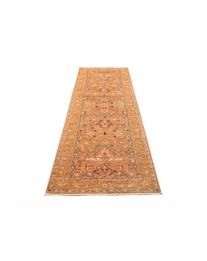 Tappeto Zigler Fine Pakistan arancione bianco 83x247