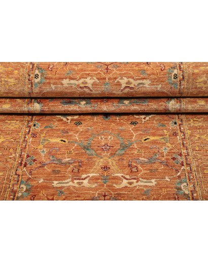 Tappeto Zigler Fine Pakistan arancione bianco 83x247