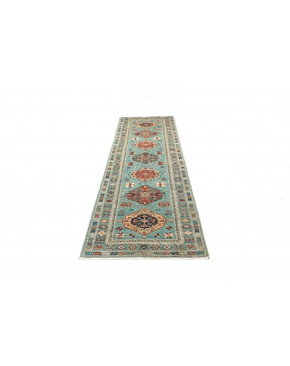 Tappeto Kazak Fine Pakistan azzurro 82x250