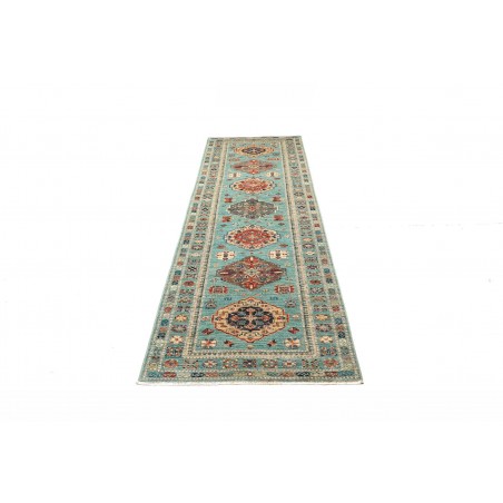 Tappeto Kazak Fine Pakistan azzurro 82x250