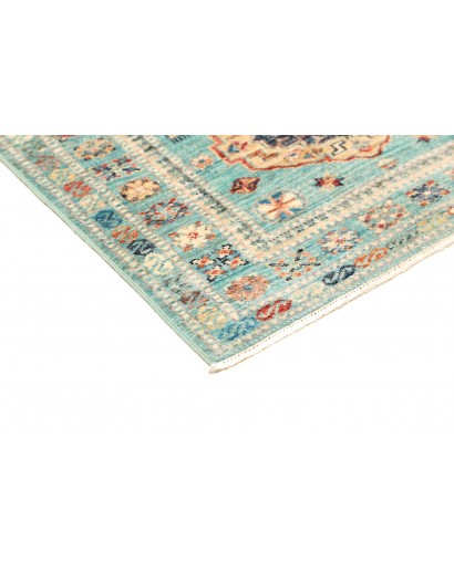 Tappeto Kazak Fine Pakistan azzurro 82x250