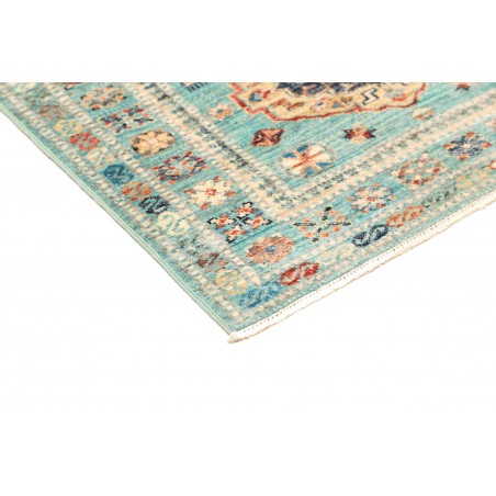 Tappeto Kazak Fine Pakistan azzurro 82x250