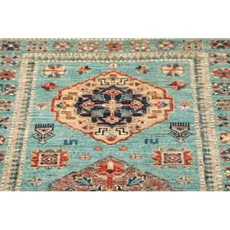 Tappeto Kazak Fine Pakistan azzurro 82x250