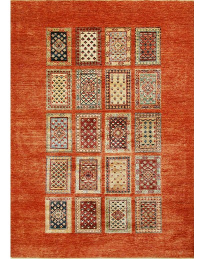 Tappeto Bakhteari Pakistan marrone 163x233