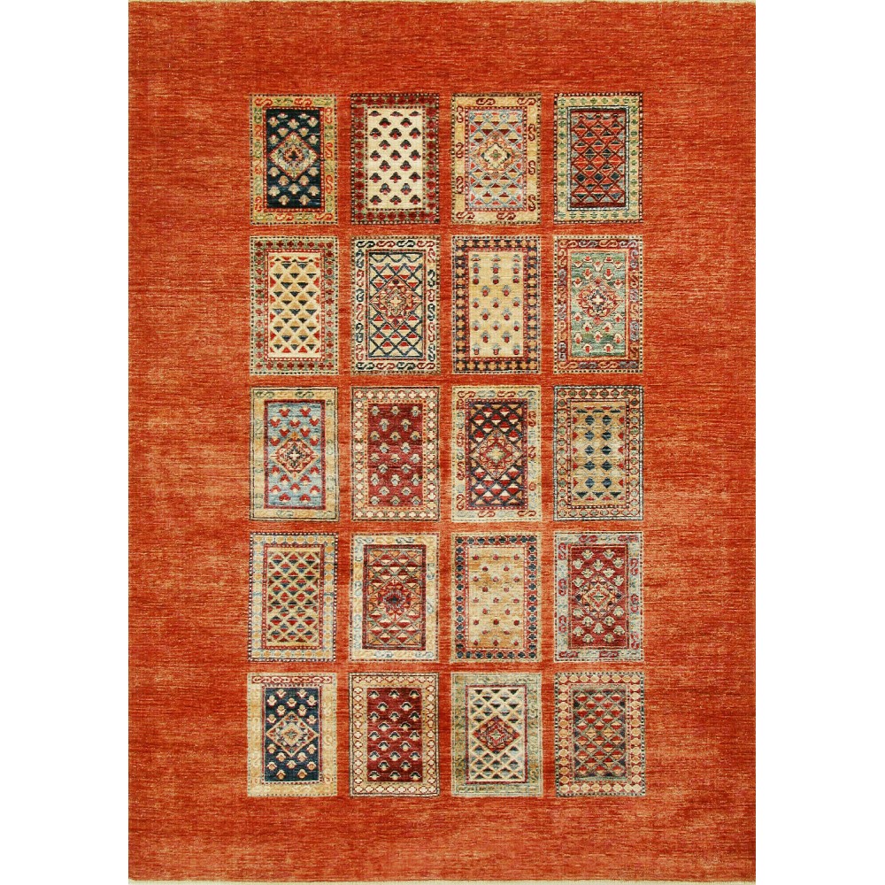 Tappeto Bakhteari Pakistan marrone 163x233 Tappeto Bakhteari Pakistan marrone 163x233