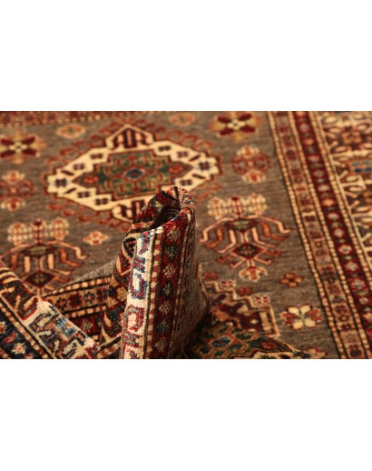 Tappeto Kazak Fine Pakistan marrone arancione 100x146