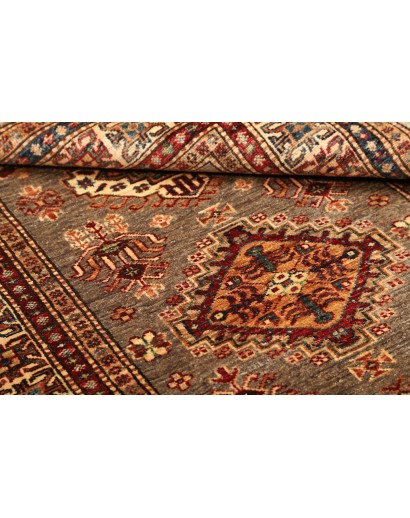 Tappeto Kazak Fine Pakistan marrone arancione 100x146