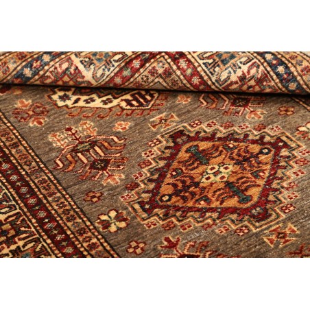 Tappeto Kazak Fine Pakistan marrone arancione 100x146
