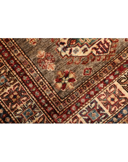 Tappeto Kazak Fine Pakistan marrone arancione 101x144